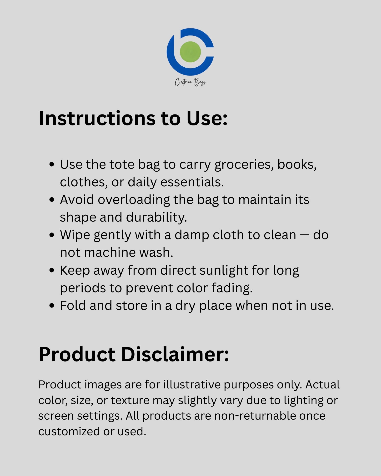 Polyester Fabric Full-white Printed Tote Bags